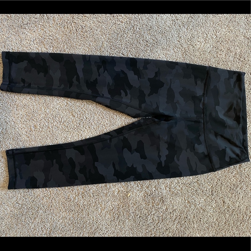 Black Camo Lululemon Leggings